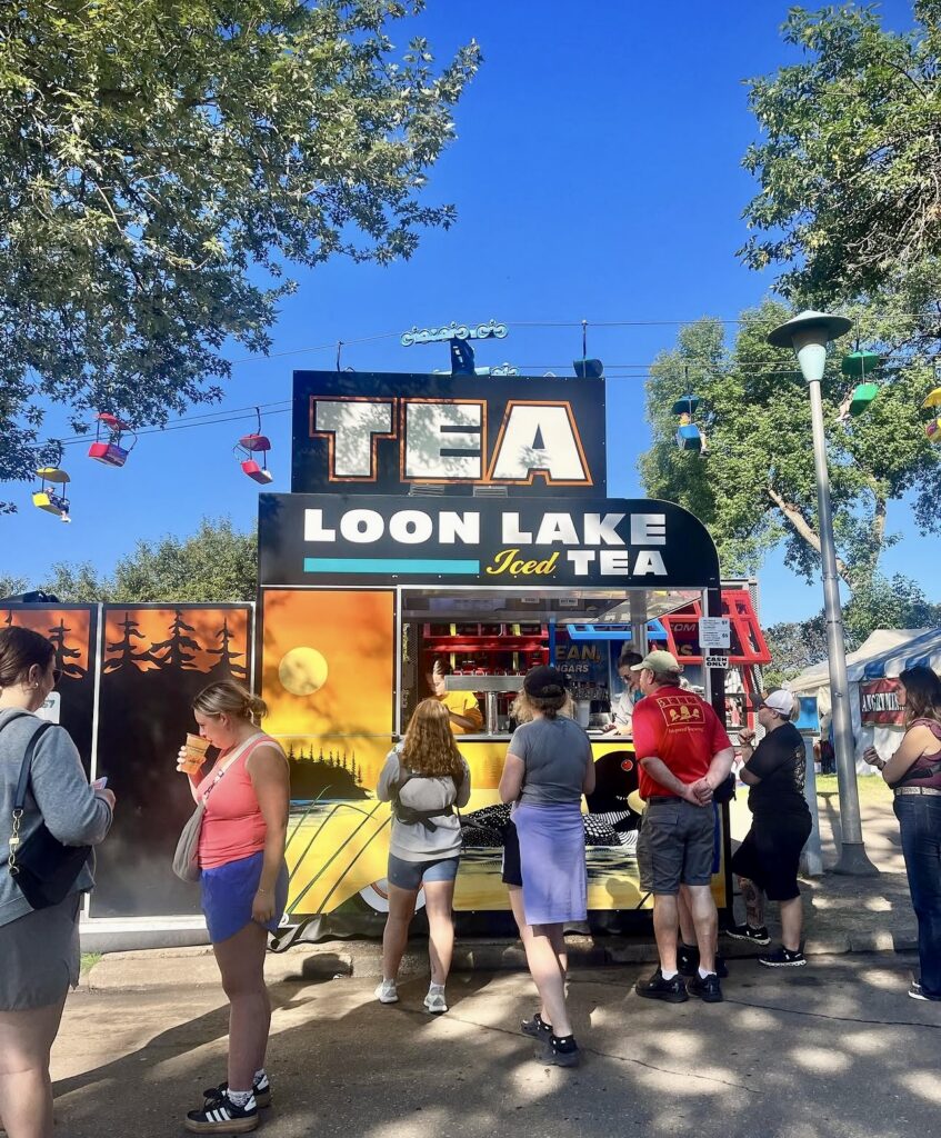 Loon Lake Iced Tea MN State Fair Booth