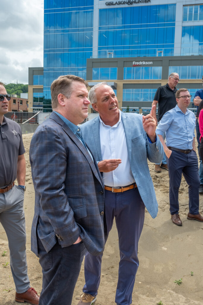 Bryan Sowers and Chris Flag of TPI talk about the current project - Hotel Mankato.