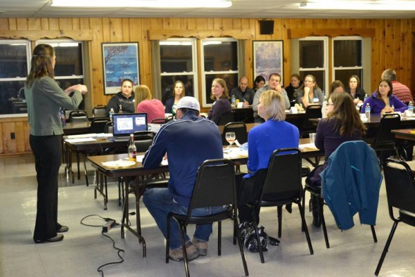 Sleepy Eye’s group featured a workshop on discovering member personality types and how to interact with others.