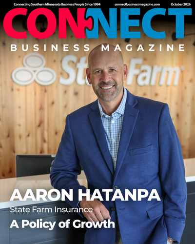 Aaron Hatanpa State Farm Insurance cover image for Connect Business Magazine